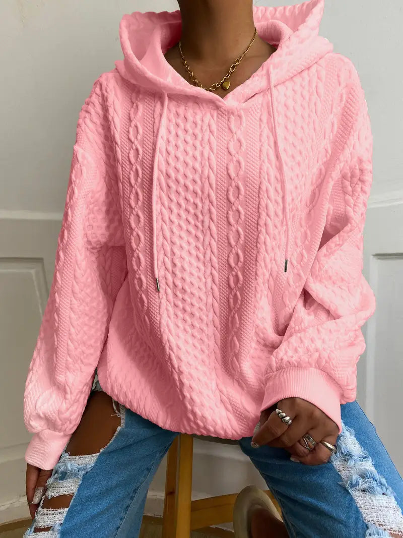 Sweat à capuche décontracté grande taille