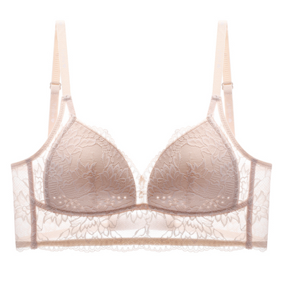 Reggiseno senza schienale in pizzo traspirante
