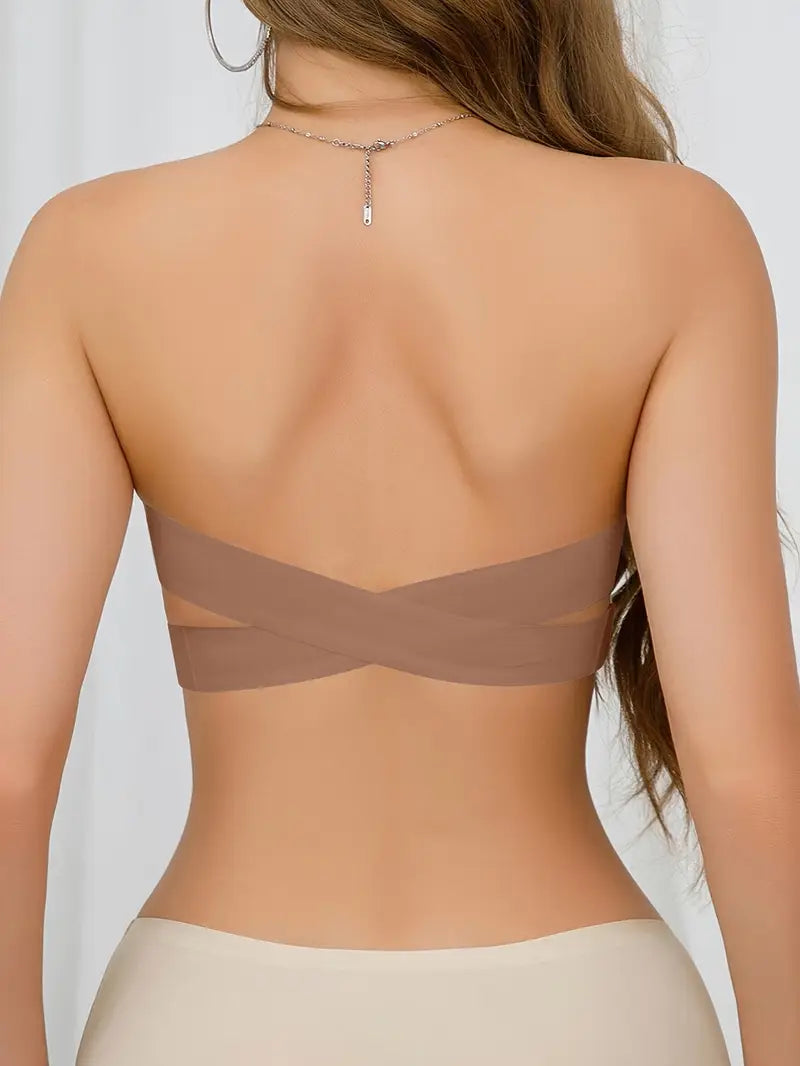 Cross Backless Bra