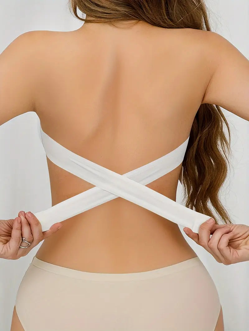 Cross Backless Bra