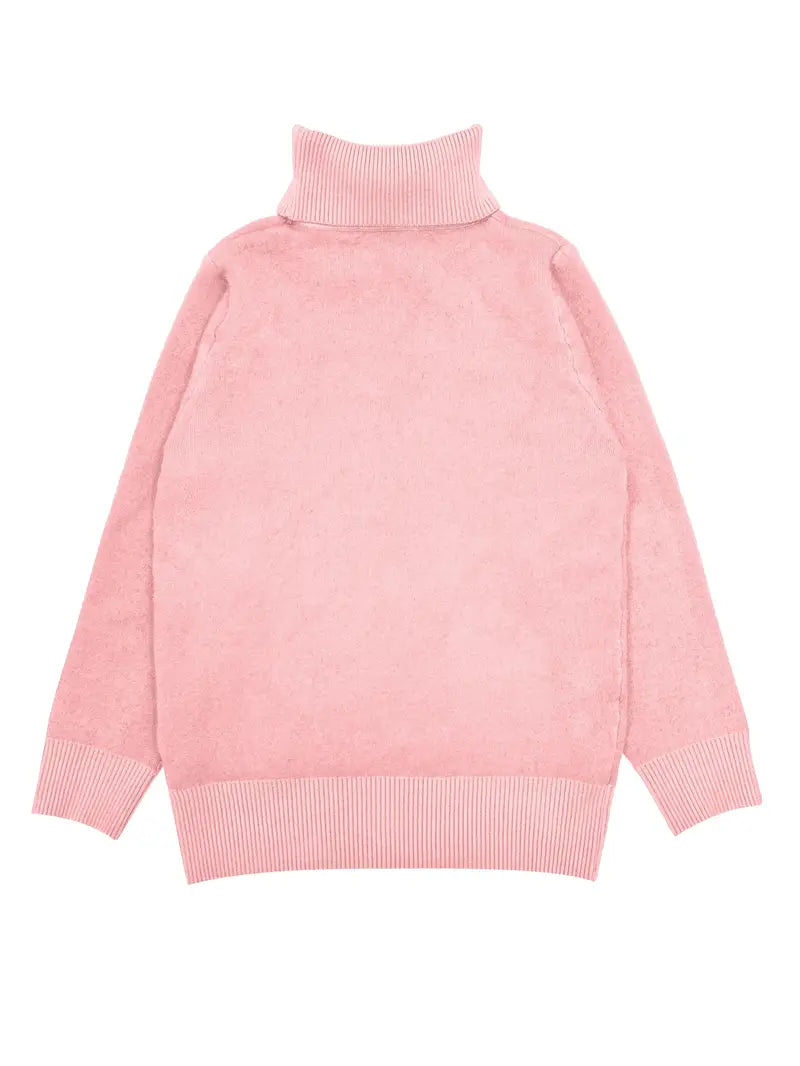 Pull col roulé chaud intérieur polaire