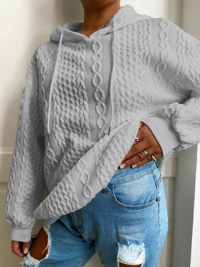 Sweat à capuche décontracté grande taille