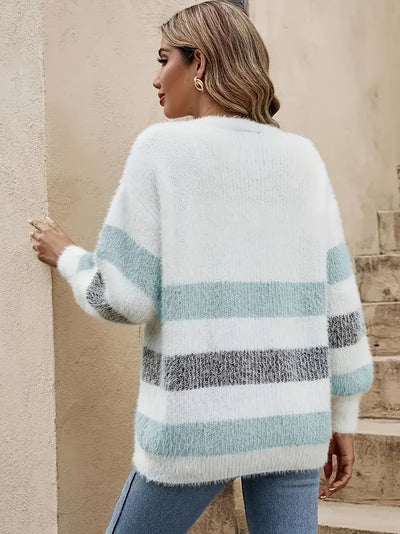 Cardigan doux et texturé mi-long