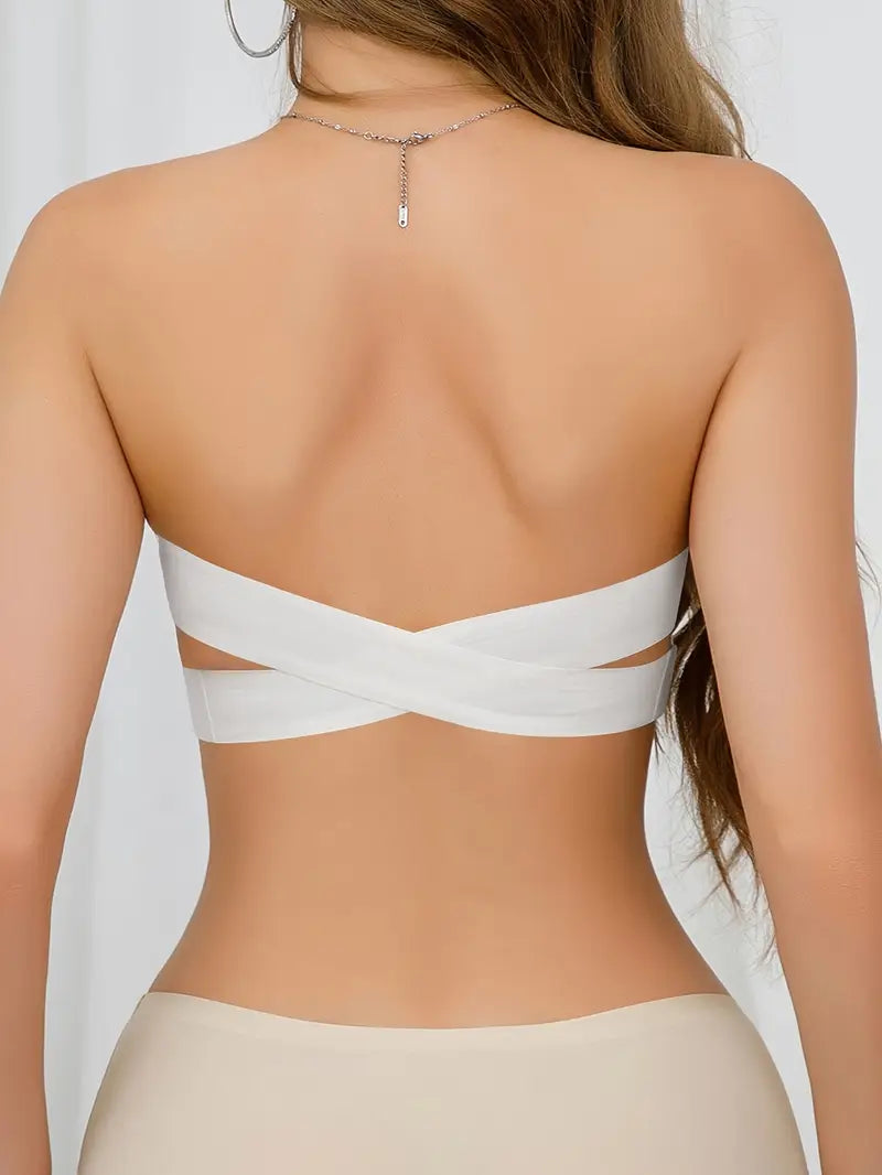 Cross Backless Bra