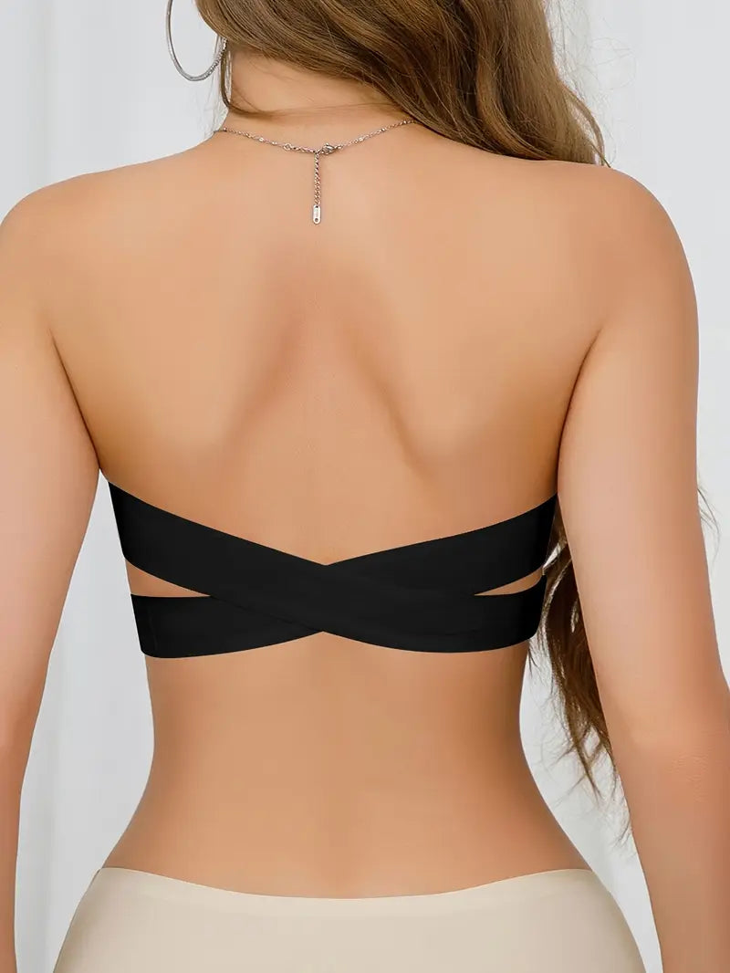 Cross Backless Bra