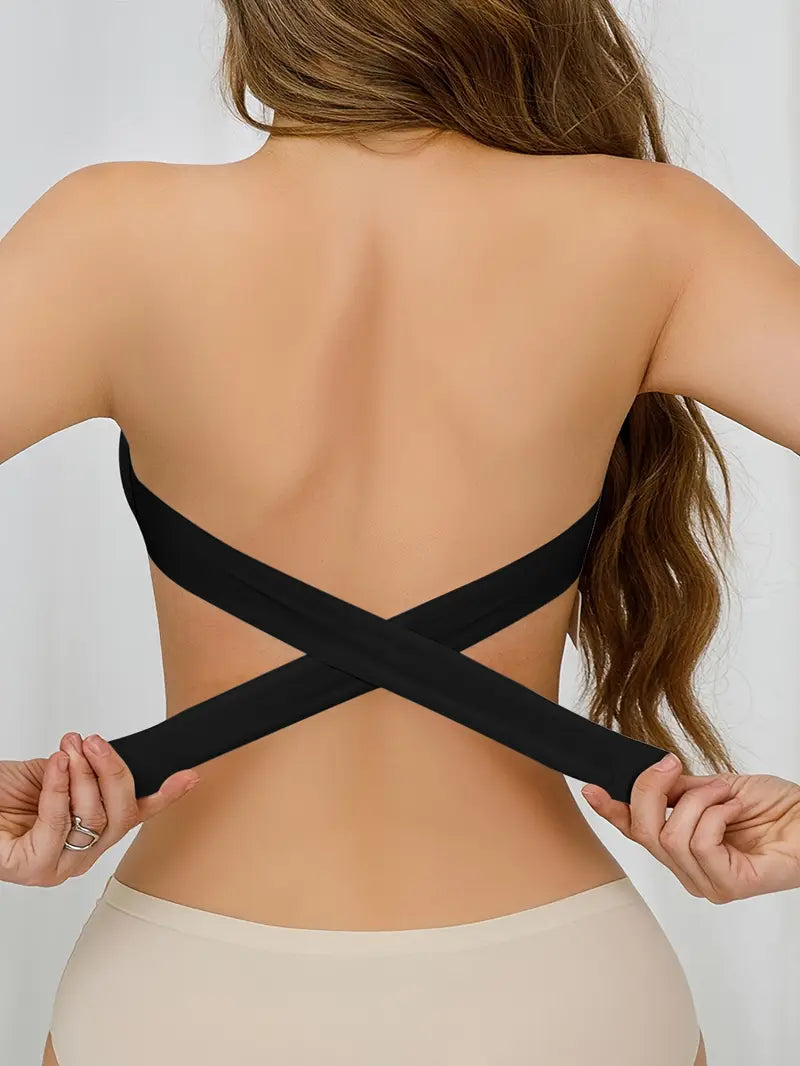 Cross Backless Bra