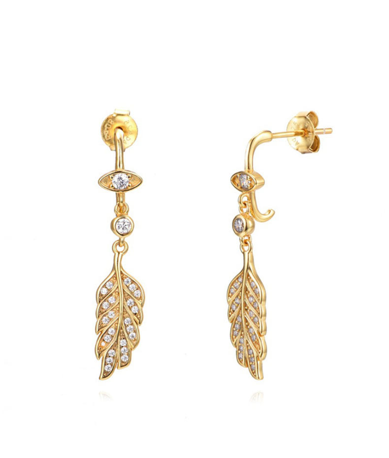Boucles d'oreilles longues Alix
