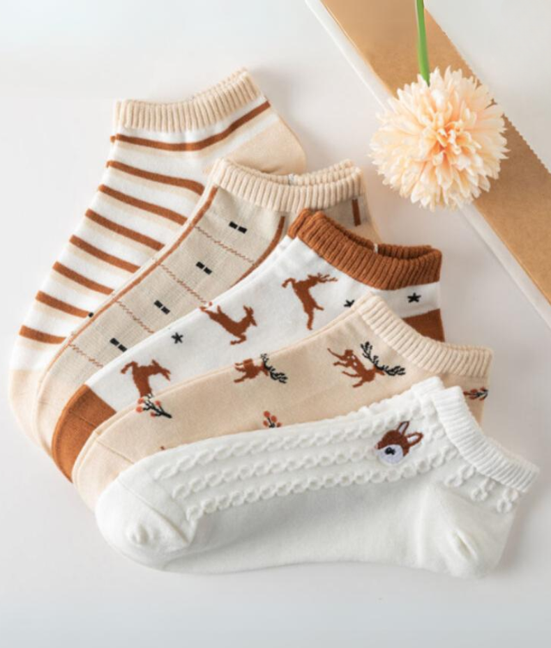 Bambi socks for women x5