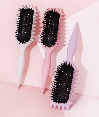 Brosse coiffante pour cheveux bouclés