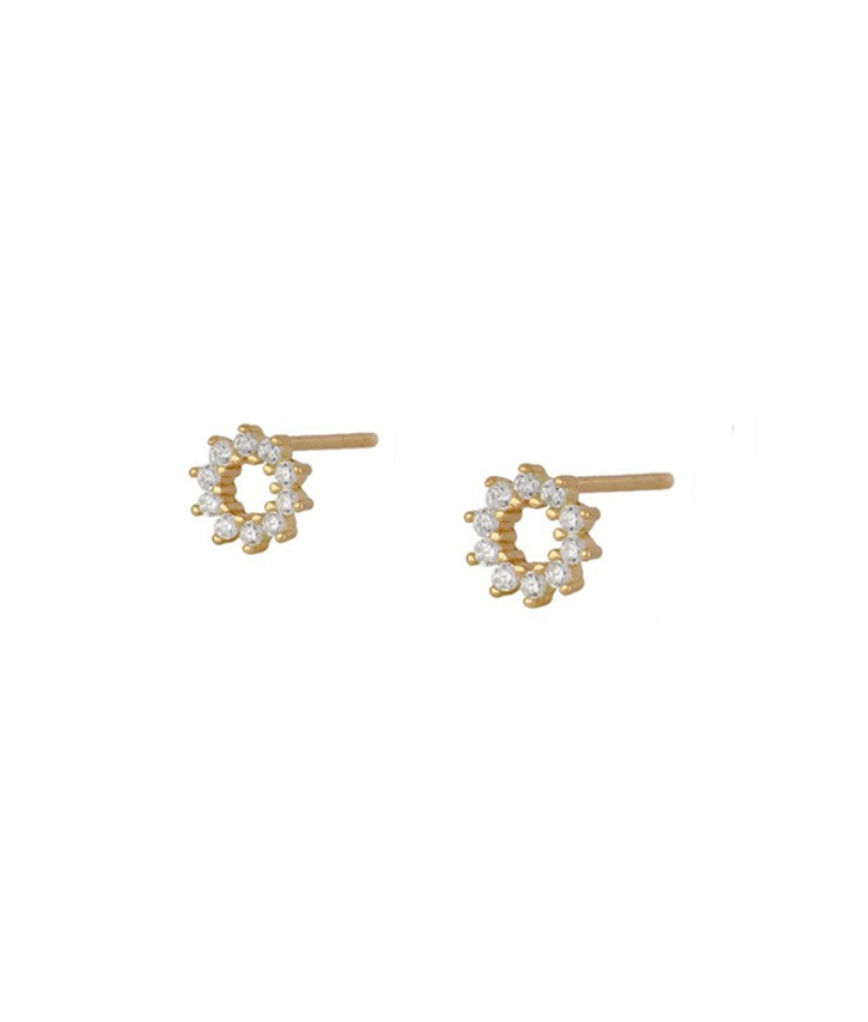 Puces d'oreilles fleur Giulia