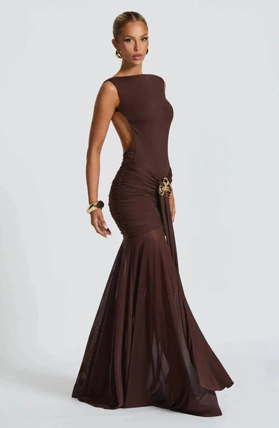 Short ruffled dress