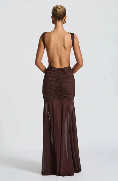 Short ruffled dress