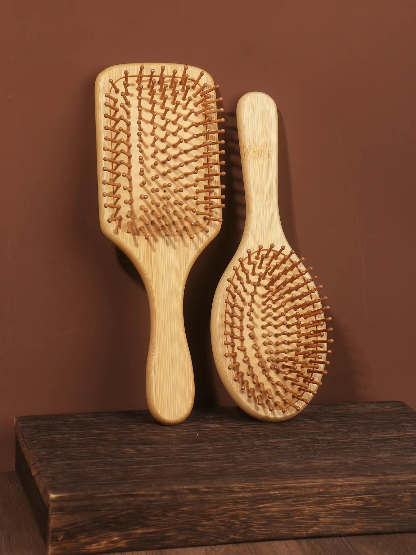 Brosse à Cheveux Professionnelle en Bois