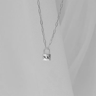 Collier personnalisable cadenas