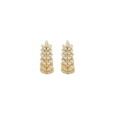 Ensemble boucles d'oreilles Rose
