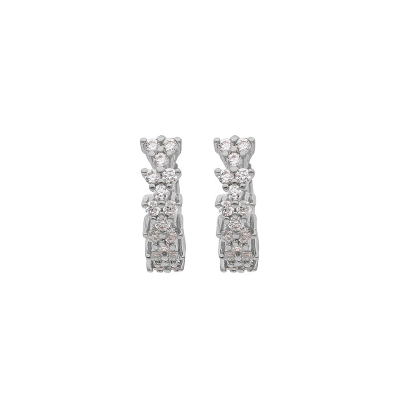 Ensemble boucles d'oreilles Rose