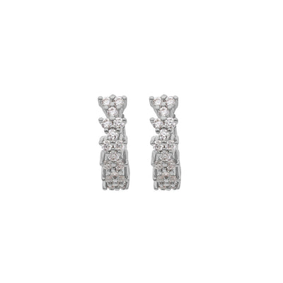 Ensemble boucles d'oreilles Rose
