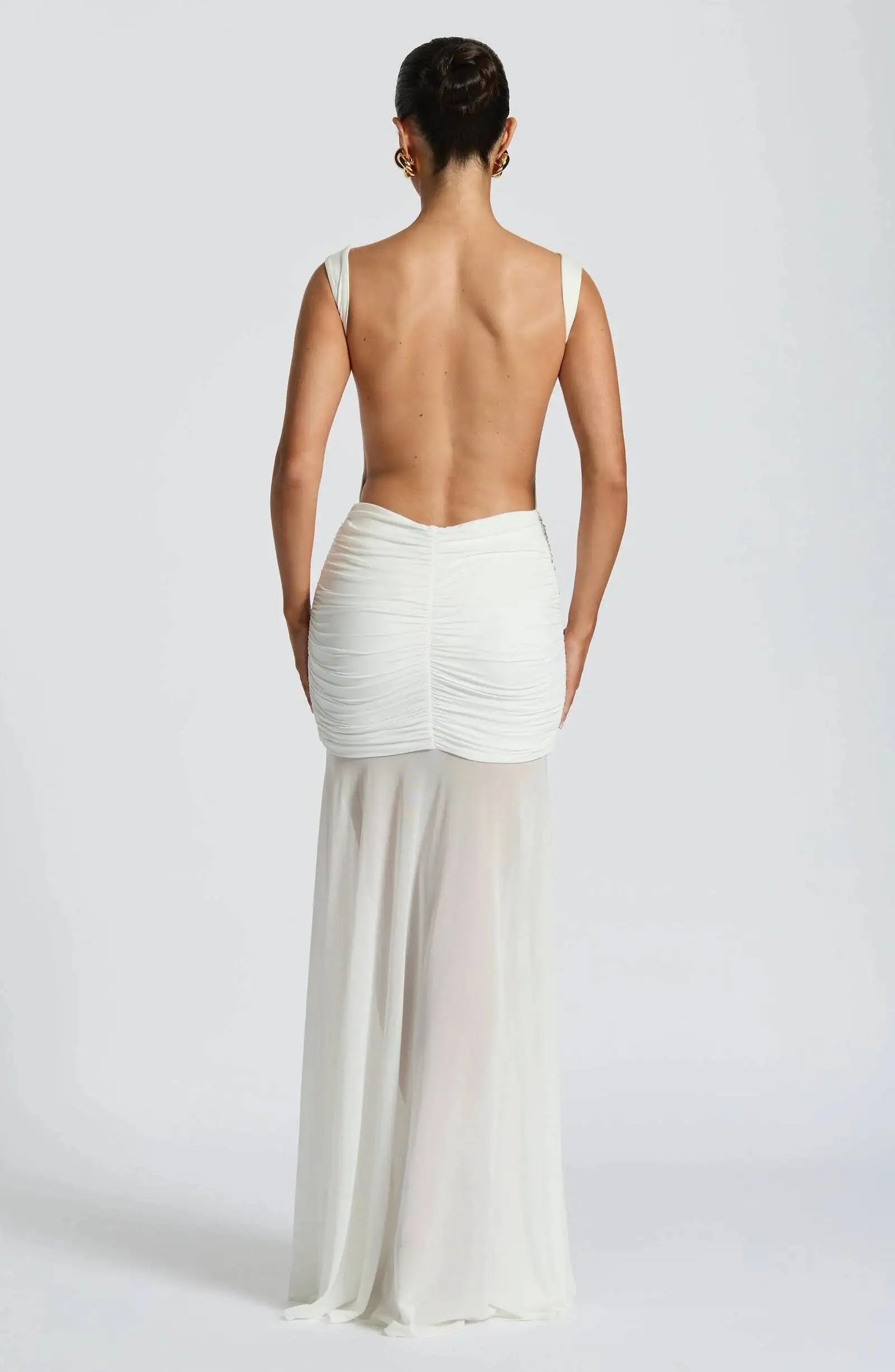 Short ruffled dress
