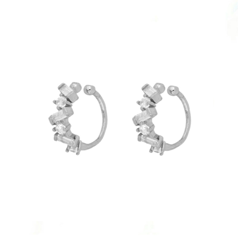 Bagues d'oreilles brillantes Emma