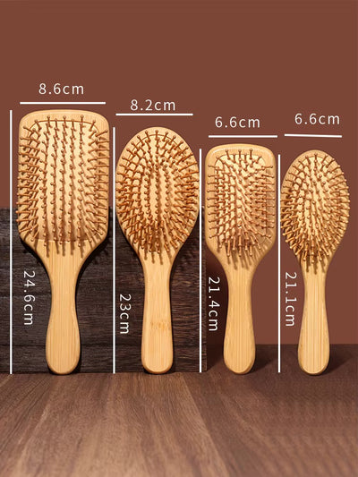 Brosse à Cheveux Professionnelle en Bois