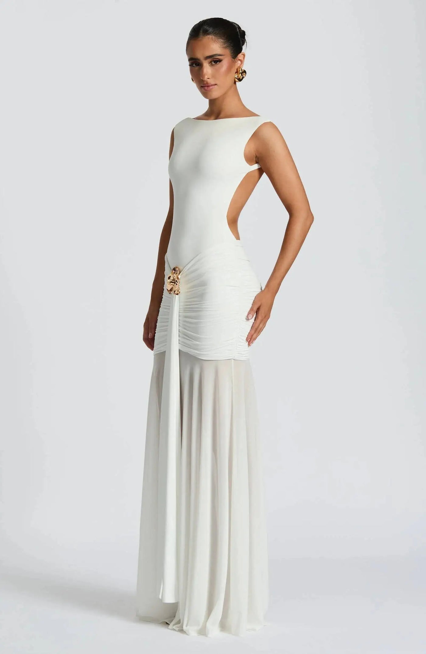 Short ruffled dress