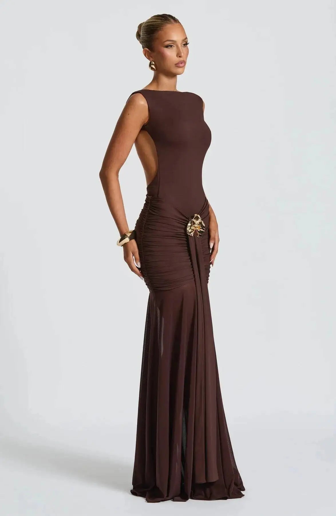 Short ruffled dress