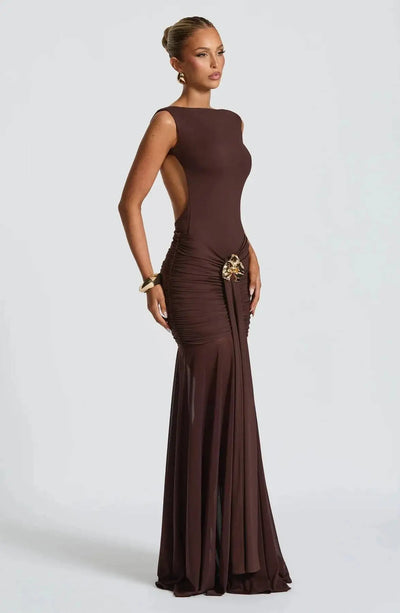 Short ruffled dress