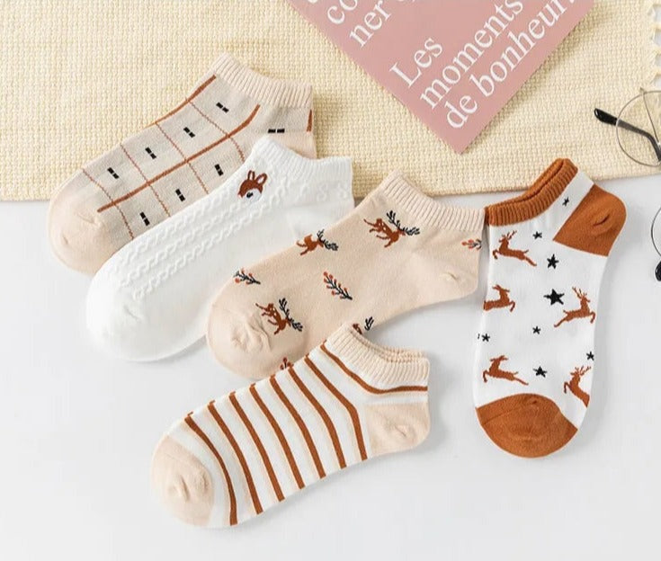 Bambi socks for women x5