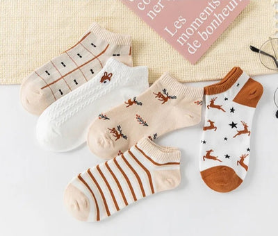 Bambi socks for women x5