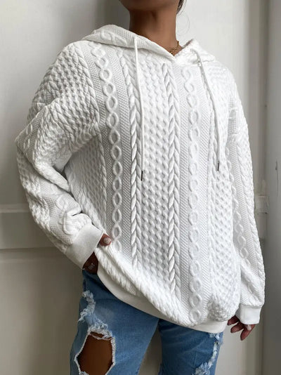 Sweat à capuche décontracté grande taille
