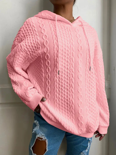 Sweat à capuche décontracté grande taille