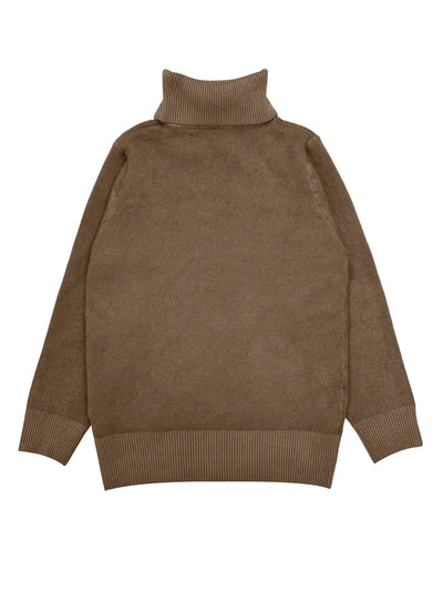 Pull col roulé chaud intérieur polaire