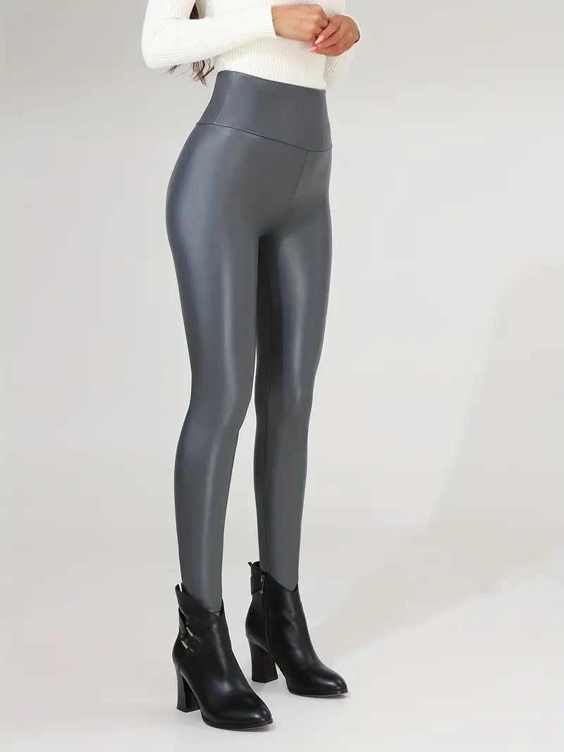 Legging chaud taille haute effet amincissant