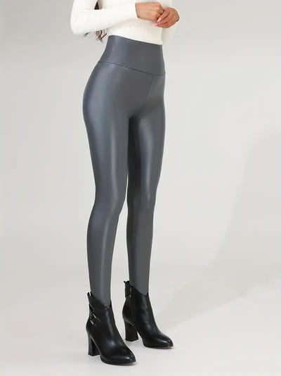Legging chaud taille haute effet amincissant