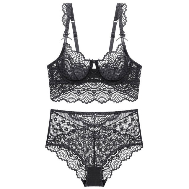Set bustier sexy in pizzo