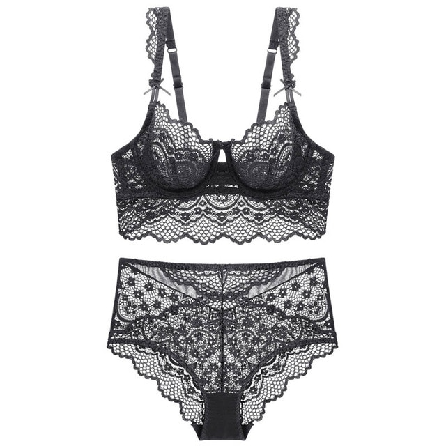 Ensemble bustier confort dentelle