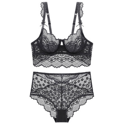 Ensemble bustier confort dentelle