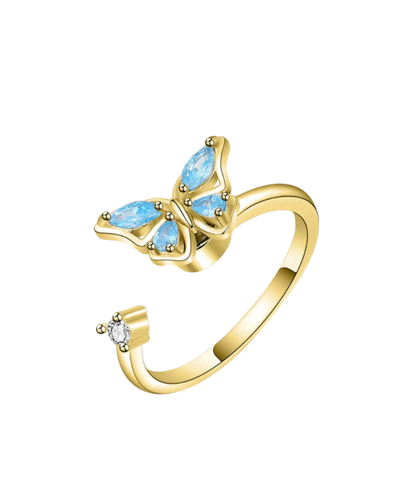 Mariposa afslappende ring guld