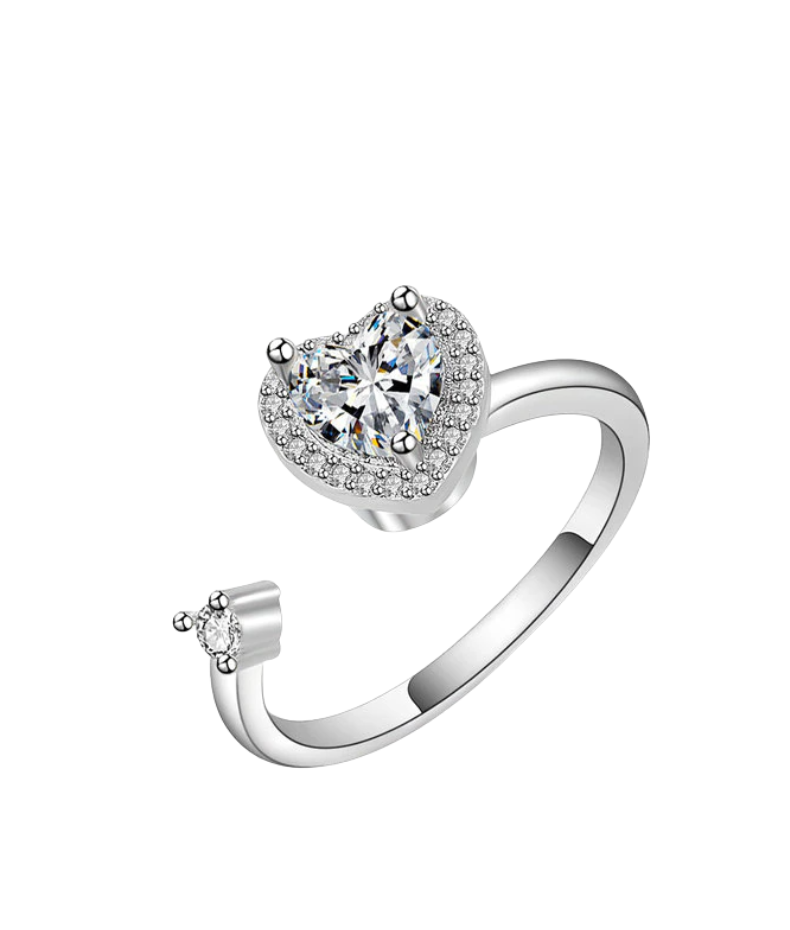Giulia Silver Relaxing Ring