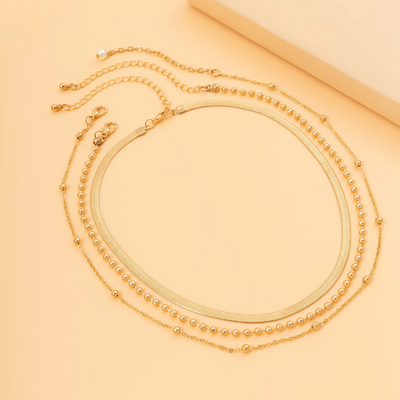 Collana girocollo e pendente piccola perla bianca