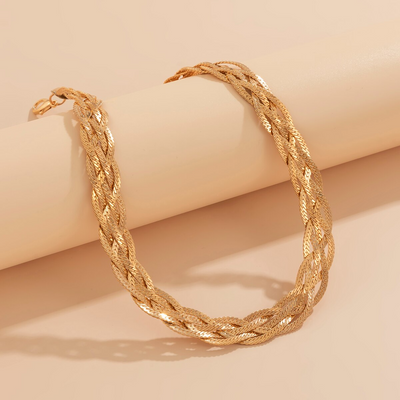 Collier ras du cou torsadé