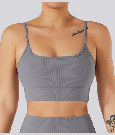 Reggiseno yoga con spalline sottili