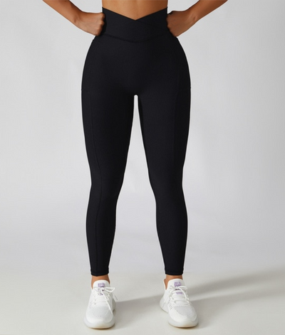 Leggings komfort med lomme i livet V