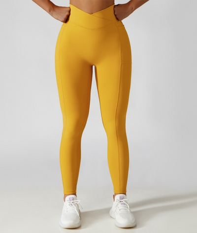 Leggings komfort med lomme i livet V