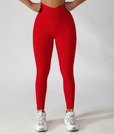 Leggings komfort med lomme i livet V