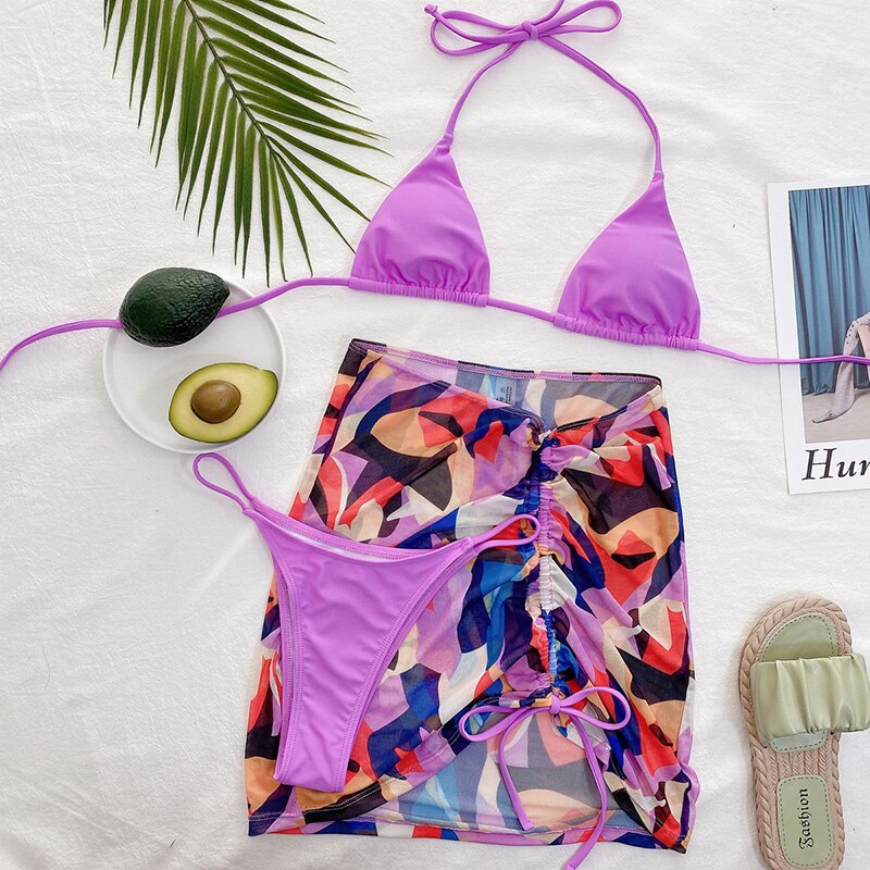 Completo costume da bagno 3 pezzi Milena