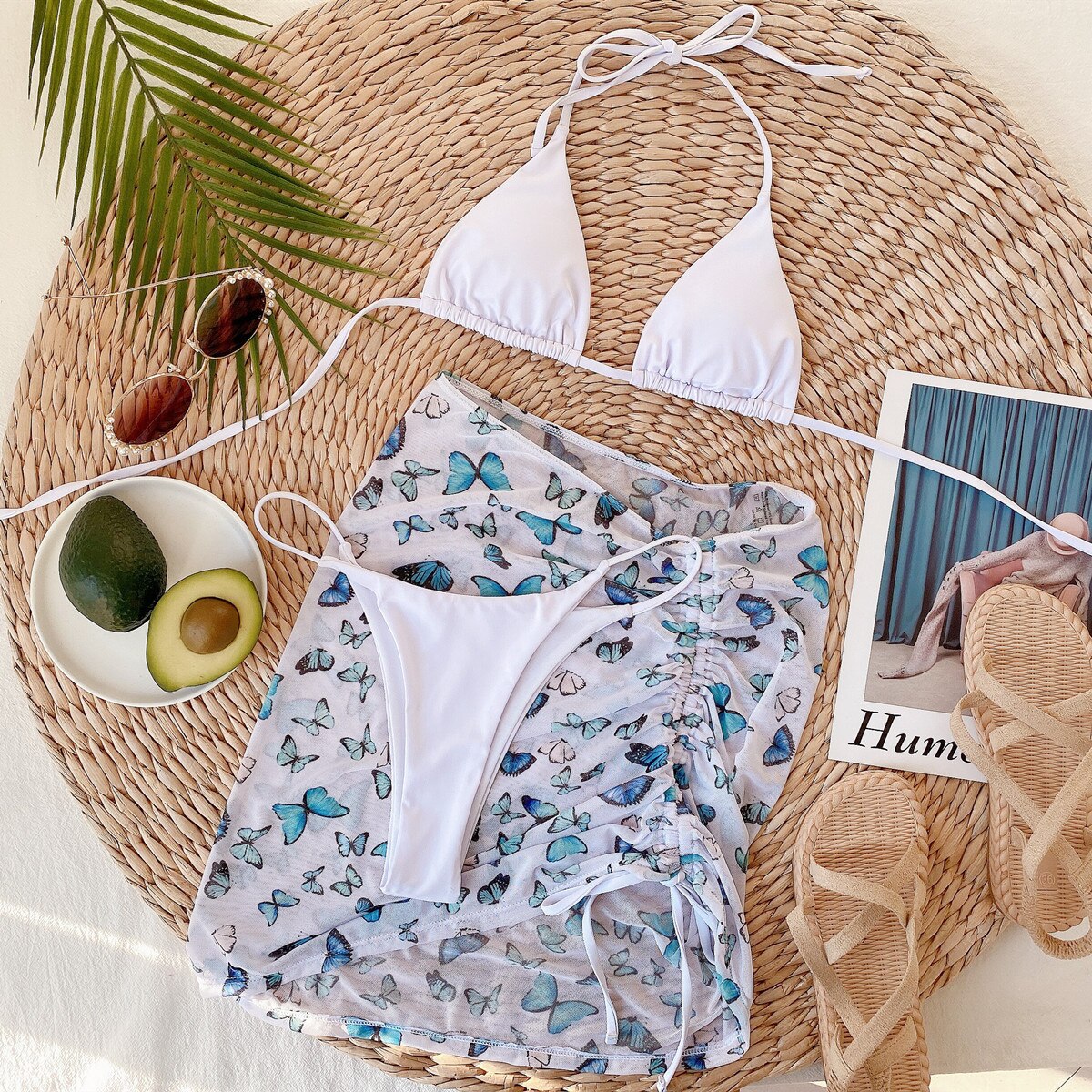Completo costume da bagno Louise 3 pezzi