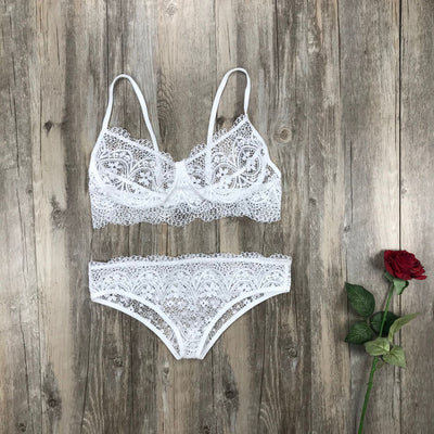 Ensemble arabesque hvit