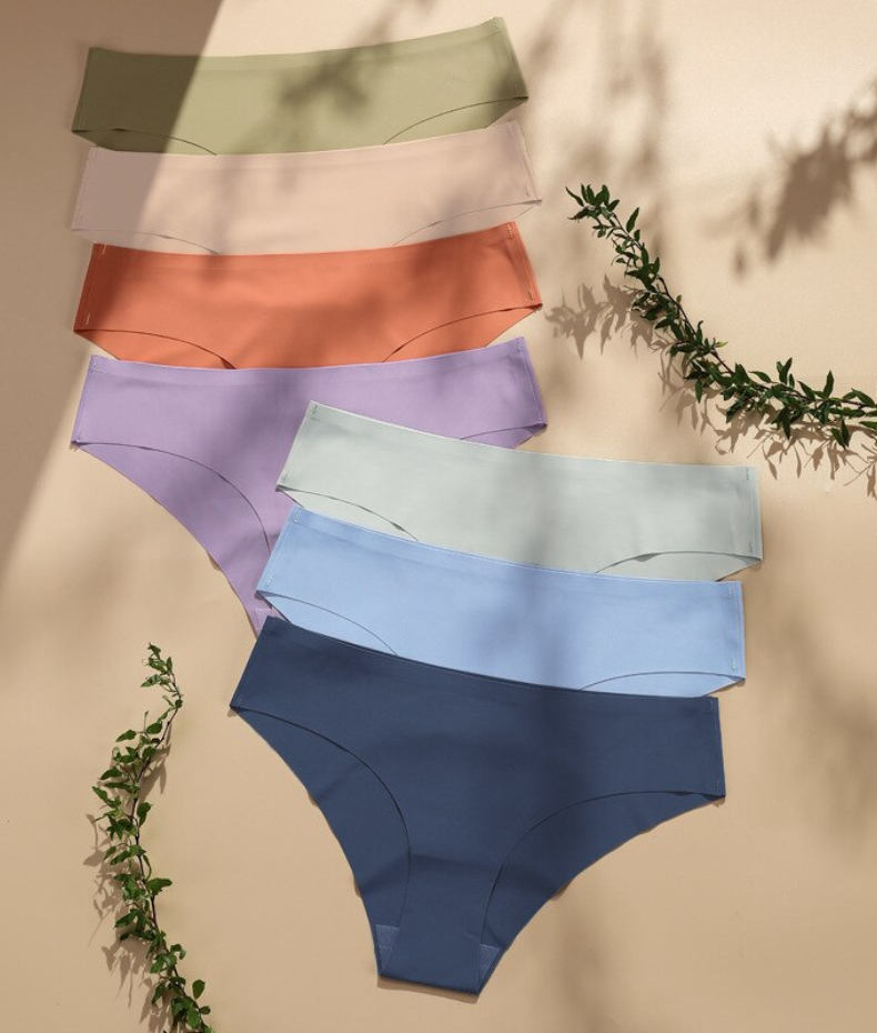 Culotte met glanzend pastelzijde-effect