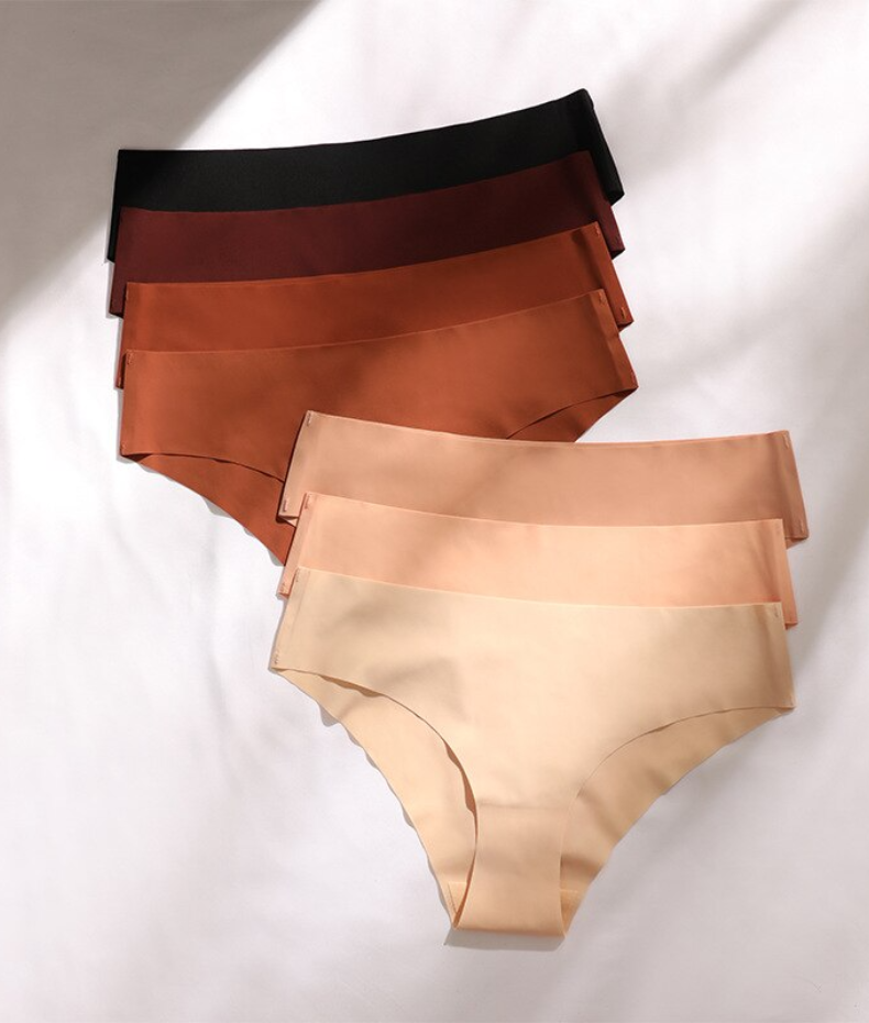 Slip sgambato effetto seta ghiaccio